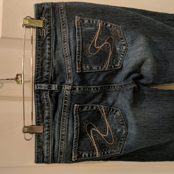 Silver Jeans Aiko Boot Cut Women's Distressed Jeans Size W28 - Picture 3 of 7